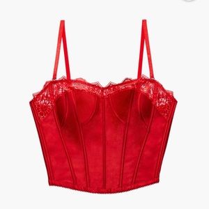 Savage X Fenty Red Bustier
